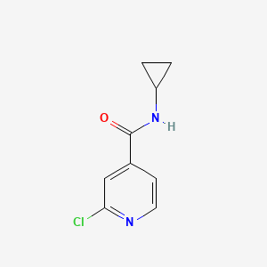 molecular formula C9H9ClN2O B1370575 2-chloro-N-cyclopropylisonicotinamide CAS No. 959241-13-5