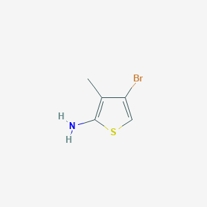 molecular formula C5H6BrNS B13705755 2-Amino-4-bromo-3-methylthiophene 