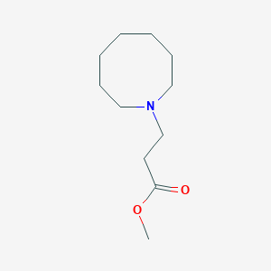 molecular formula C11H21NO2 B1370576 Methyl 3-azocan-1-ylpropanoate CAS No. 1039847-43-2