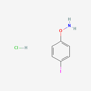 molecular formula C6H7ClINO B13705797 O-(4-Iodophenyl)hydroxylamine Hydrochloride 