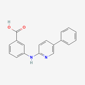 3-[(5-Phenylpyridin-2-yl)amino]benzoic Acid