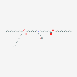 Heptadecan-9-yl 6-((2-hydroxyethyl)(6-(nonyloxy)-6-oxohexyl)amino)hexanoate