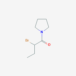 molecular formula C8H14BrNO B1370591 1-(2-Bromobutanoyl)pyrrolidine CAS No. 1119450-19-9
