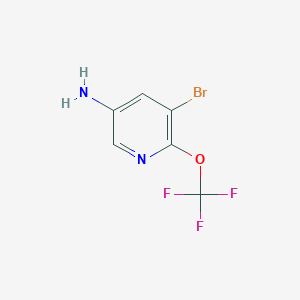 3-Amino-5-bromo-6-(trifluoromethoxy)pyridine