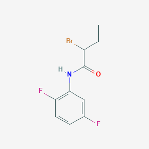 molecular formula C10H10BrF2NO B1370593 2-bromo-N-(2,5-difluorophenyl)butanamide CAS No. 1119452-44-6