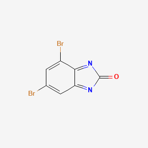 molecular formula C7H2Br2N2O B13705931 4,6-Dibromo-2H-benzimidazol-2-one 