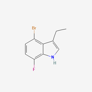 4-Bromo-3-ethyl-7-fluoro-1H-indole