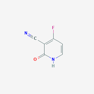 molecular formula C6H3FN2O B13705993 4-Fluoro-2-hydroxynicotinonitrile 