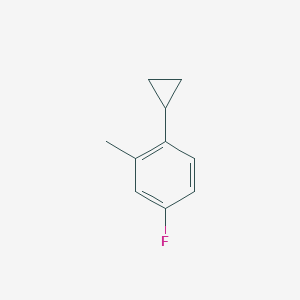 1-Cyclopropyl-4-fluoro-2-methylbenzene