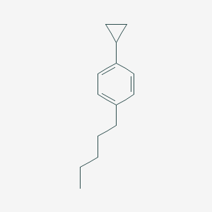 molecular formula C14H20 B13706002 1-Cyclopropyl-4-pentylbenzene 