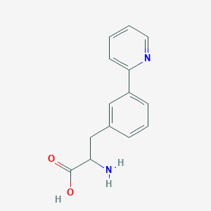 molecular formula C14H14N2O2 B13706023 3-(2-Pyridyl)-DL-phenylalanine 