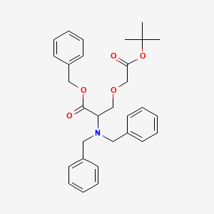 molecular formula C30H35NO5 B13706084 Benzyl 3-[2-(tert-Butoxy)-2-oxoethoxy]-2-(dibenzylamino)propanoate 