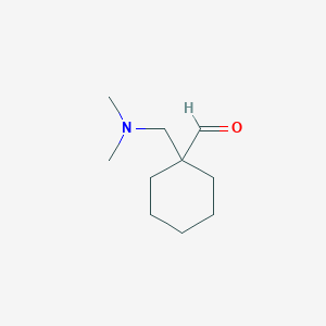 1-[(Dimethylamino)methyl]cyclohexanecarbaldehyde