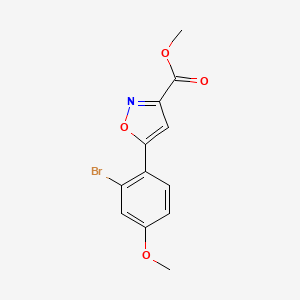 Methyl 5-(2-Bromo-4-methoxyphenyl)isoxazole-3-carboxylate