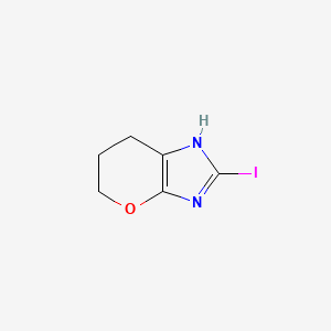 2-Iodo-3,5,6,7-tetrahydropyrano[2,3-d]imidazole