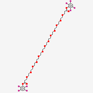 molecular formula C42H58F8O17 B13706190 Bis-PEG13-TFP ester 