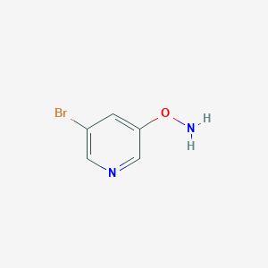 molecular formula C5H5BrN2O B13706193 O-(5-Bromo-3-pyridyl)hydroxylamine 