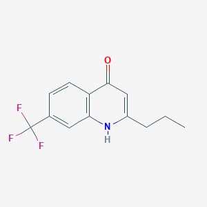 2-Propyl-7-trifluoromethyl-4-quinolinol