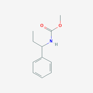molecular formula C11H15NO2 B137062 Methyl (1-phenylpropyl)carbamate CAS No. 141178-32-7