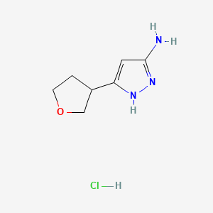 3-Amino-5-(3-tetrahydrofuryl)pyrazole Hydrochloride