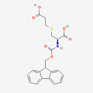 molecular formula C21H21NO6S B13706214 Fmoc-S-carboxyethyl-L-cysteine 