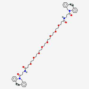 molecular formula C56H66N4O12 B13706240 Dbco-peg8-dbco 