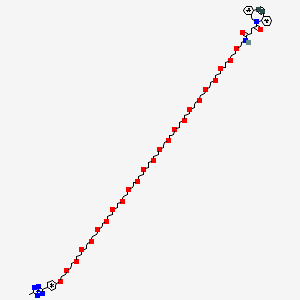 molecular formula C76H118N6O26 B13706267 Methyltetrazine-PEG24-DBCO 