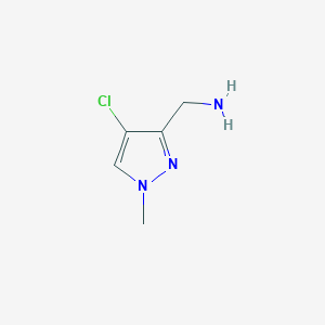 (4-Chloro-1-methylpyrazol-3-yl)methylamine