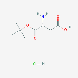 molecular formula C8H16ClNO4 B13706371 D-Aspartic acid alpha-tert-butyl ester hydrochloride 