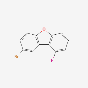 molecular formula C12H6BrFO B13706372 8-Bromo-1-fluorodibenzo[b,d]furan 