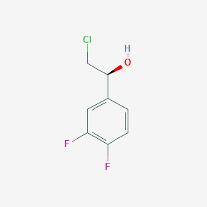 molecular formula C8H7ClF2O B1370644 (S)-2-氯-1-(3,4-二氟苯基)乙醇 CAS No. 1006376-60-8