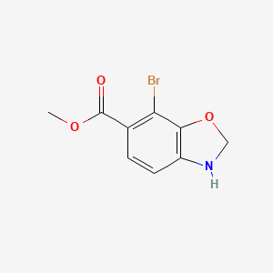 Methyl 7-Bromo-2,3-dihydrobenzoxazole-6-carboxylate