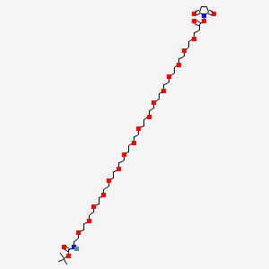 t-Boc-N-amido-PEG16-NHS ester