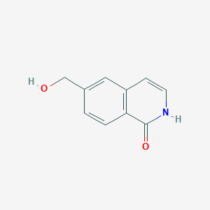 molecular formula C10H9NO2 B13706475 6-(hydroxymethyl)isoquinolin-1(2H)-one CAS No. 1150618-25-9