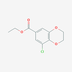 Ethyl 8-Chloro-2,3-dihydrobenzo[b][1,4]dioxine-6-carboxylate