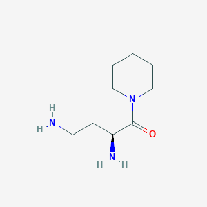 (3S)-4-oxo-4-piperidin-1-ylbutane-1,3-diamine