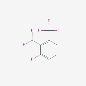 2-(Difluoromethyl)-1-fluoro-3-(trifluoromethyl)benzene