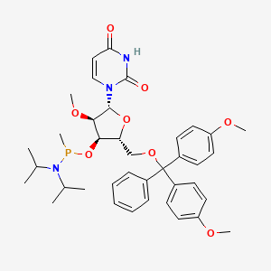 5'-O-DMTr-2'-OMeU-methyl phosphonamidite