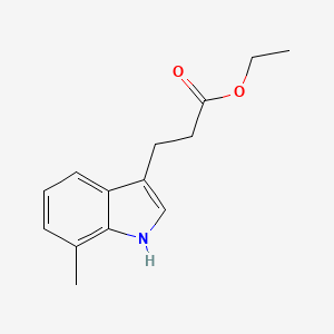 Ethyl 3-(7-Methyl-3-indolyl)propanoate