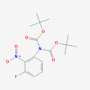 N,N-Di-Boc-3-fluoro-2-nitroaniline