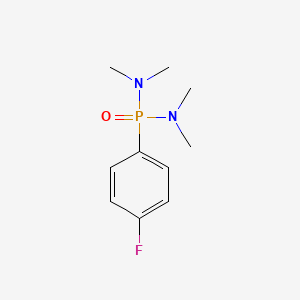 N-[dimethylamino-(4-fluorophenyl)phosphoryl]-N-methylmethanamine