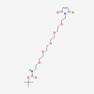 molecular formula C21H36N2O9 B13706636 Mal-PEG5-NH-Boc 