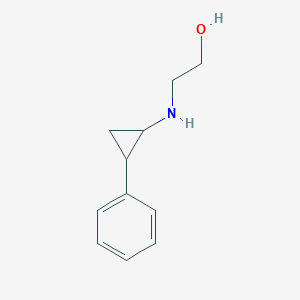 2-[(2-Phenylcyclopropyl)amino]ethanol