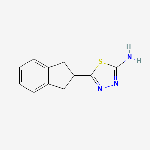 2-Amino-5-(2-indanyl)-1,3,4-thiadiazole