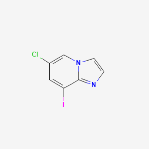 molecular formula C7H4ClIN2 B1370666 6-氯-8-碘咪唑并[1,2-a]吡啶 CAS No. 1033463-28-3