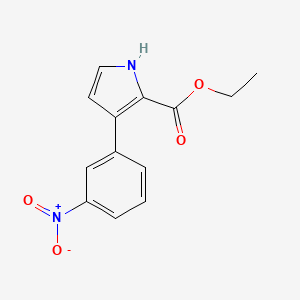 Ethyl 3-(3-Nitrophenyl)-1H-pyrrole-2-carboxylate