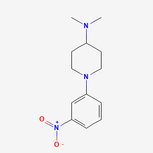 N,N-dimethyl-1-(3-nitrophenyl)piperidin-4-amine