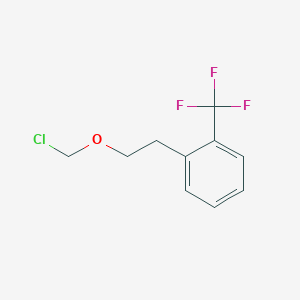 1-[2-(Chloromethoxy)ethyl]-2-(trifluoromethyl)benzene