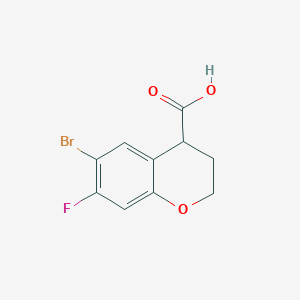 6-Bromo-7-fluorochroman-4-carboxylic Acid