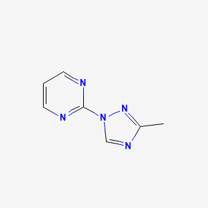 2-(3-Methyl-1H-1,2,4-triazol-1-yl)pyrimidine